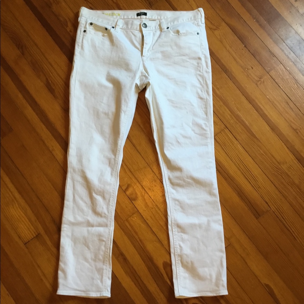 J.Crew Factory White Matchstick Jeans size 32S